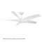 Modern Forms Fans Zephyr Indoor or Outdoor Smart Ceiling Fan 2700-3000-4000-5000K LED in Matte White FR-W2401-62L-MW - alternate 3